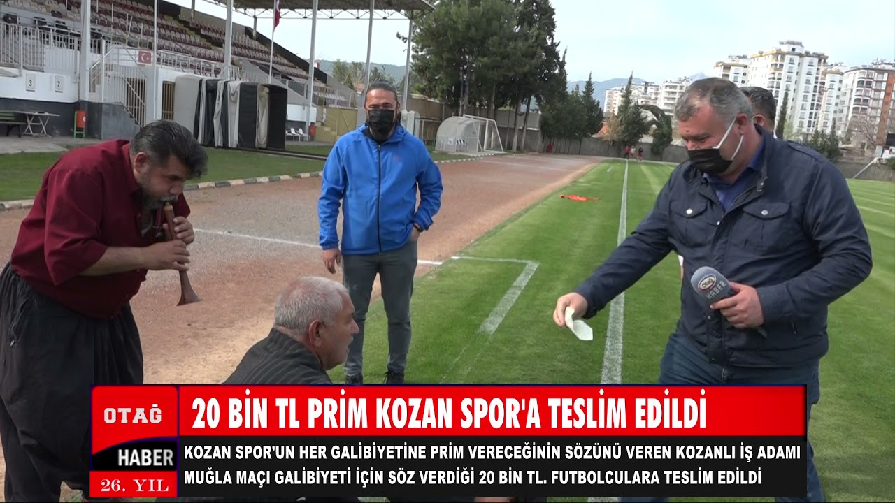 20 BİN TL PRİM KOZAN SPOR'A TESLİM EDİLDİ