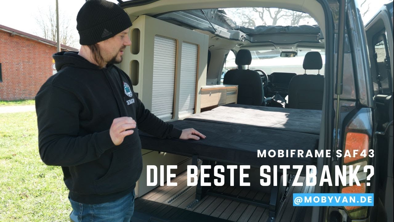 Die beste Schienensitzbank? MOBIFRAME im Ford V710 Tourneo