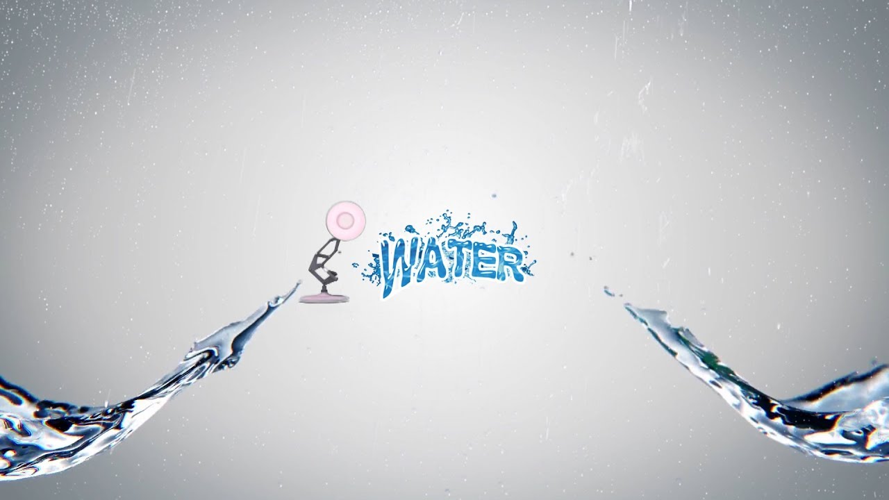 Water Logo Spoof Luxo Lamp
