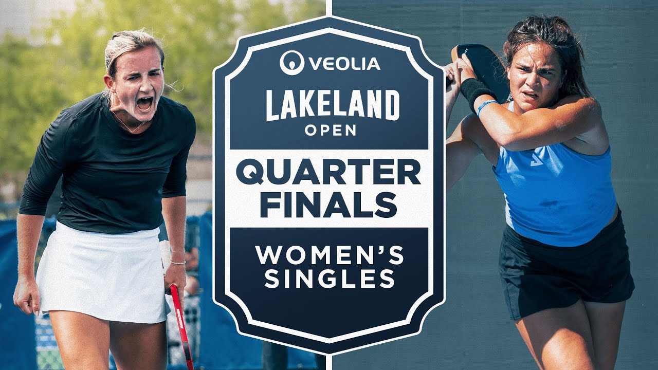 Kate Fahey v Lea Jansen at the Veolia Lakeland Open