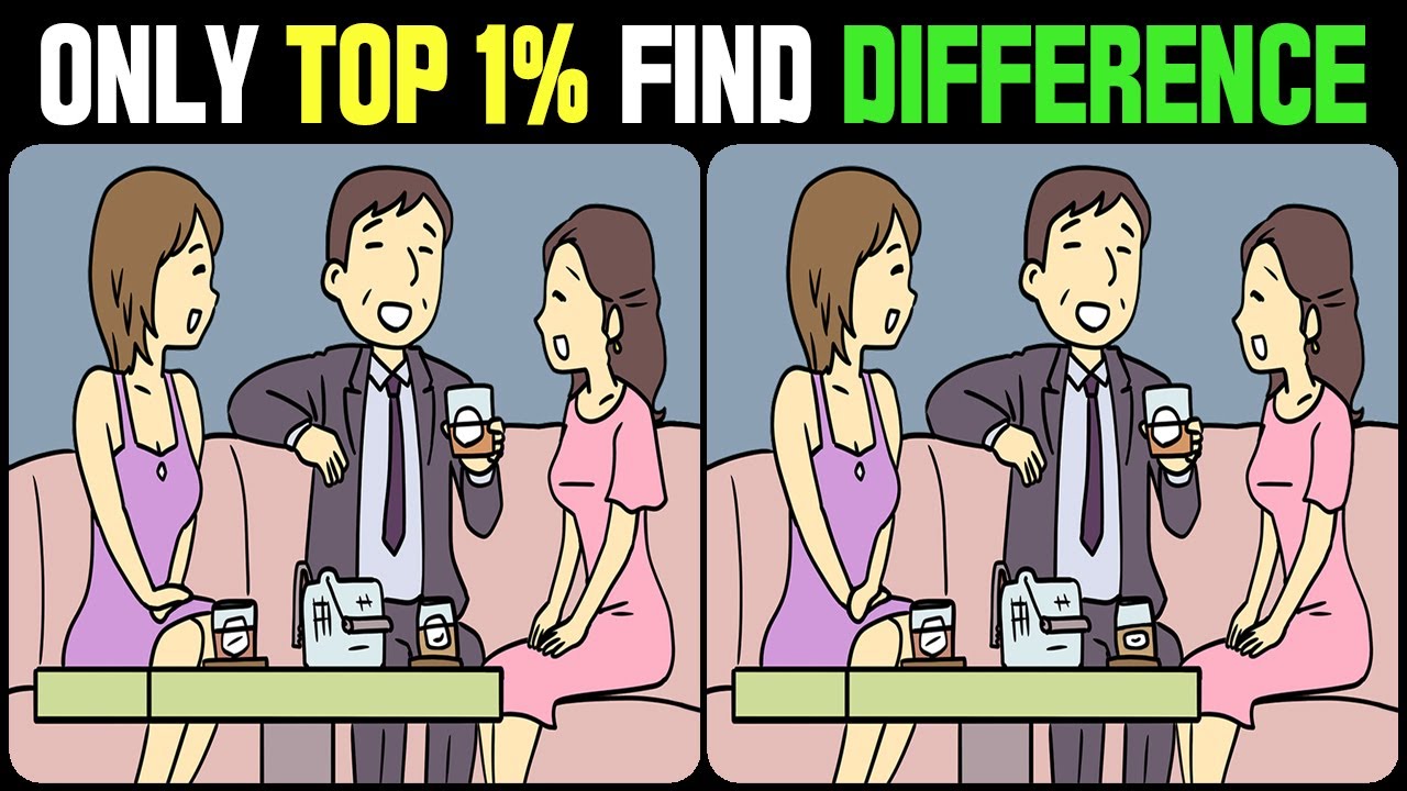 Spot The Difference : Only Genius Find Differences [ Find The Difference #162 ]