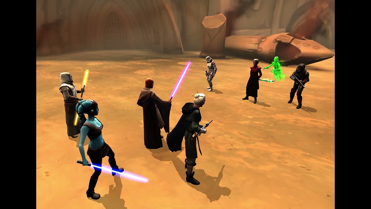 Jedi Master Mace Windu vs Great Mothers omicron TW JMMW vs GM