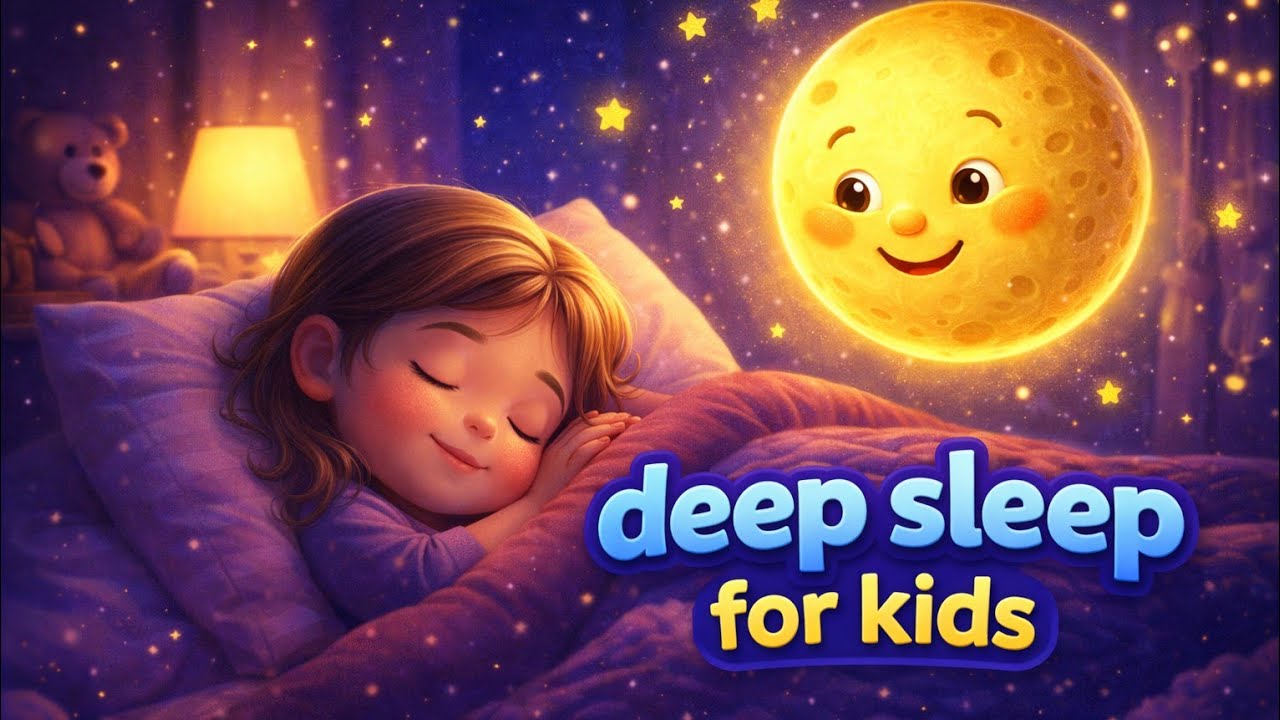 Deep Sleep Bedtime Song for Kids | Calming Lullaby with Soft Humming | Music for Deep Sleep