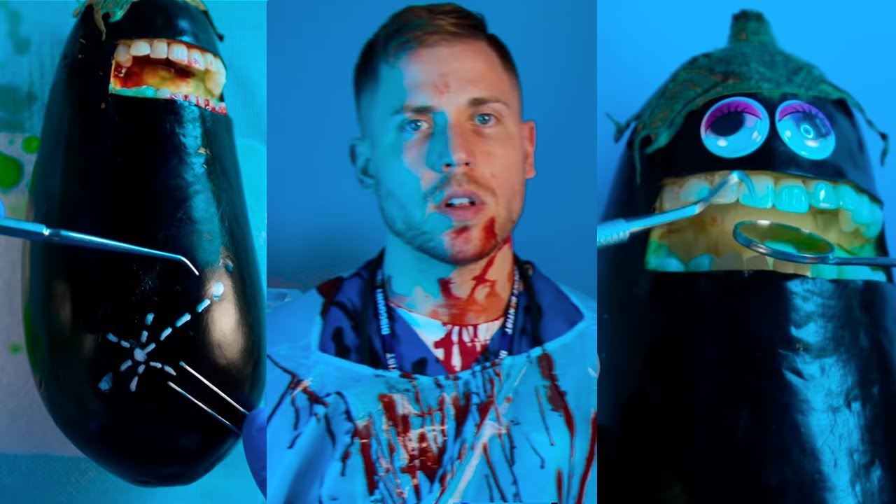 Food Surgery But the Glizzy EXPLODES 🍆💥😭 Emergency #FruitSurgery #FoodSurgery #DiscountDentist