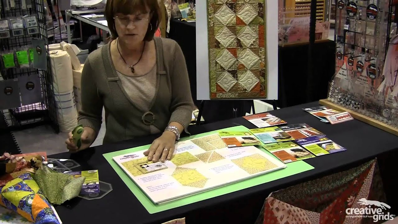 Creative Grids&reg; Charming 5 Square Set on Point Template - CGRF5