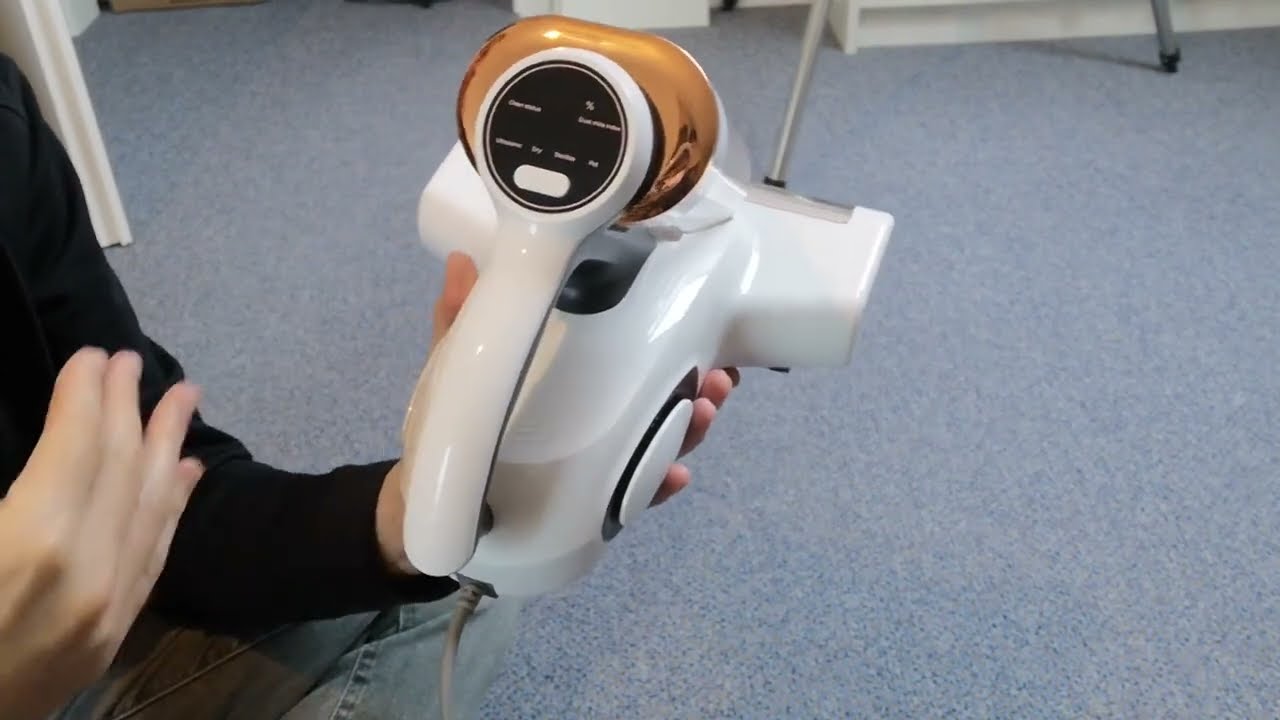 JIGOO J300 Milbensauger mit Staubmilben, Gr&uuml;ndlicher Staubsauger f&uuml;r dicke Matratzen und Sofas