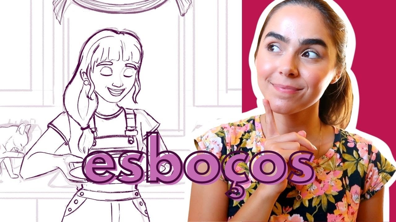 como fazer um esboço de desenho | Clarissa Bittes