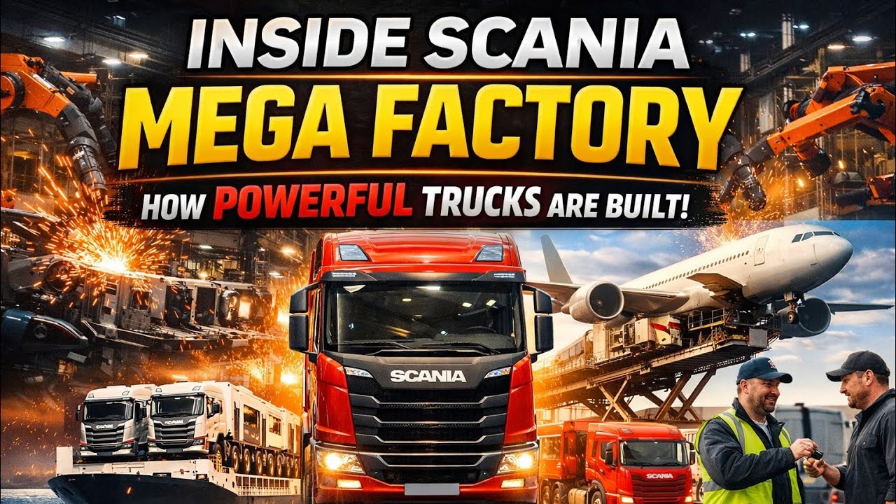 Inside Scania Mega Factory – How the World’s Most Powerful Trucks Are Built |Full Production Process