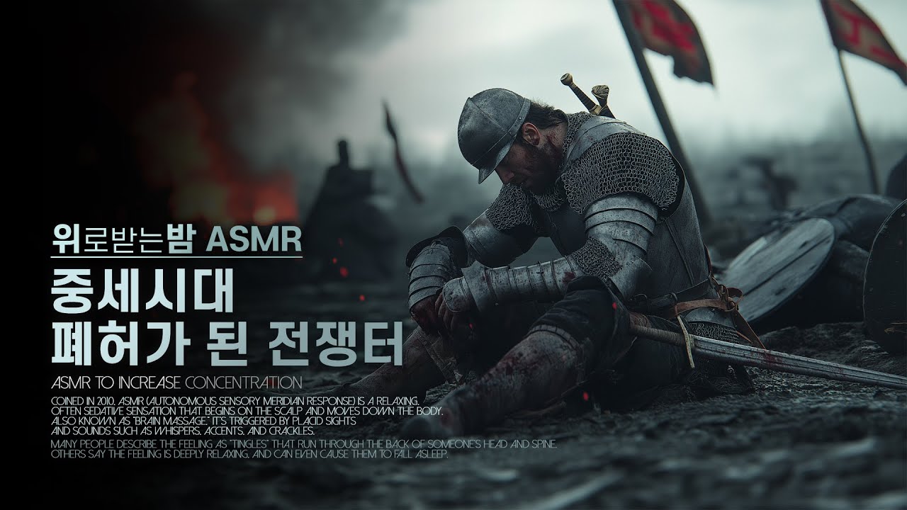 중세시대, 폐허가 된 전쟁터 ASMR