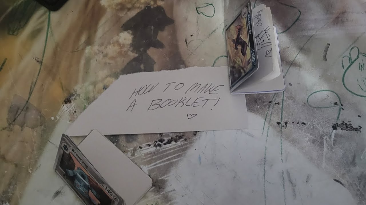 How to make a booklet! (Finally a lil body reveal for y'all ig) 