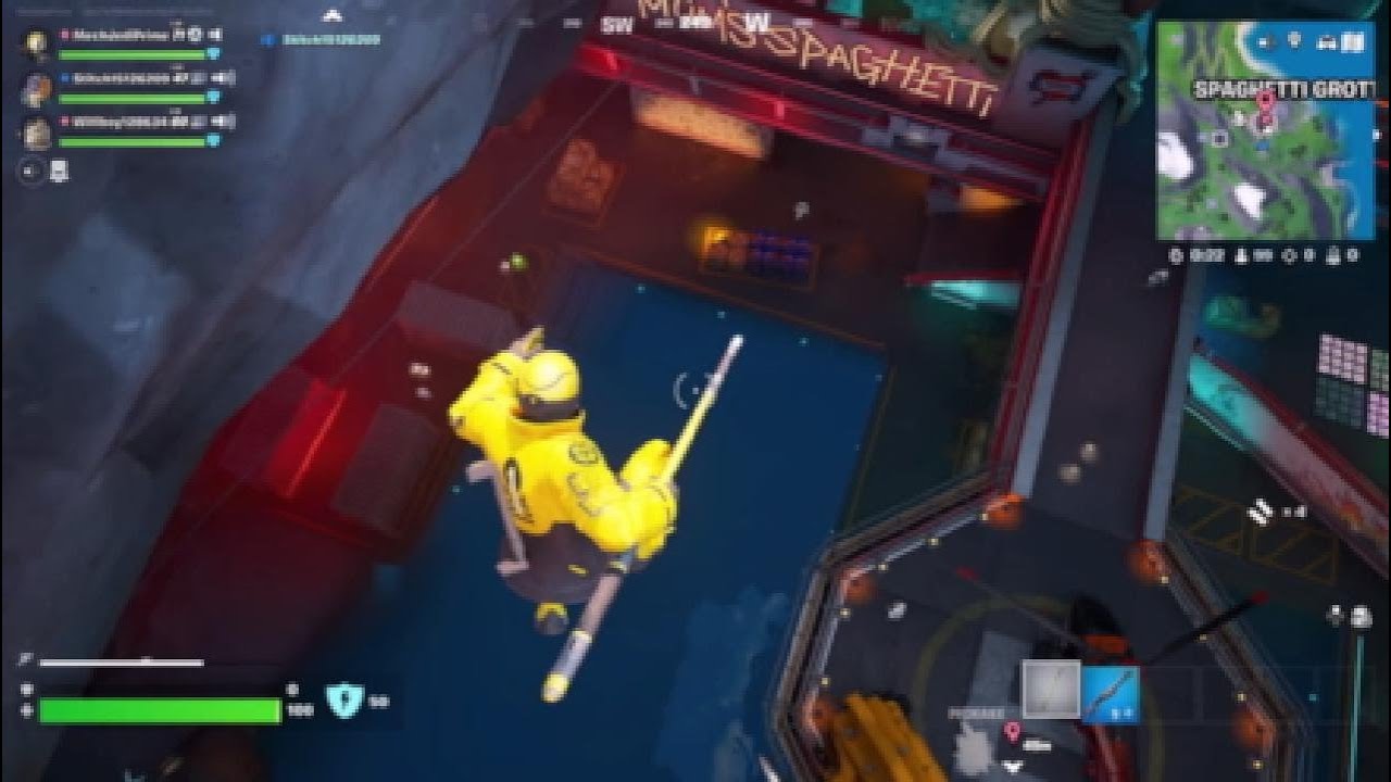 Fortnite Remix chapter 2 og new emenems New spaghetti grotto poi
