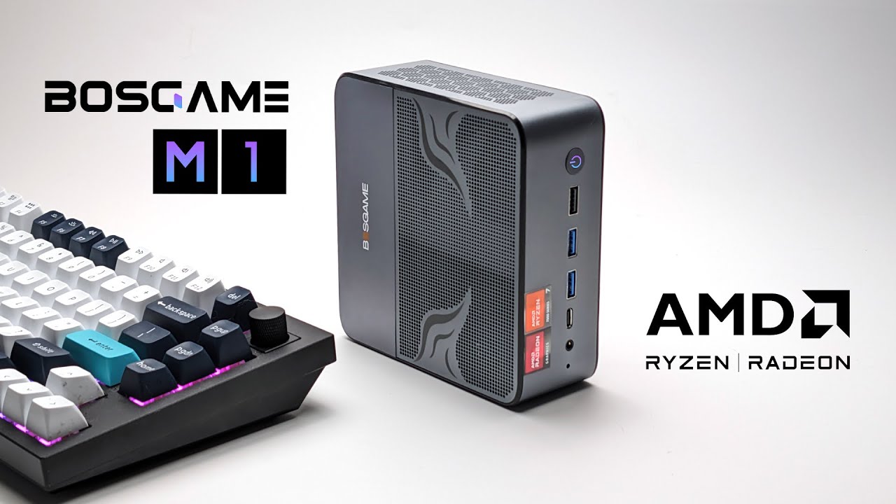 Первый взгляд на BOSGAME M1: совершенно новый мощный мини-ПК на базе Ryzen со встроенными динамиками