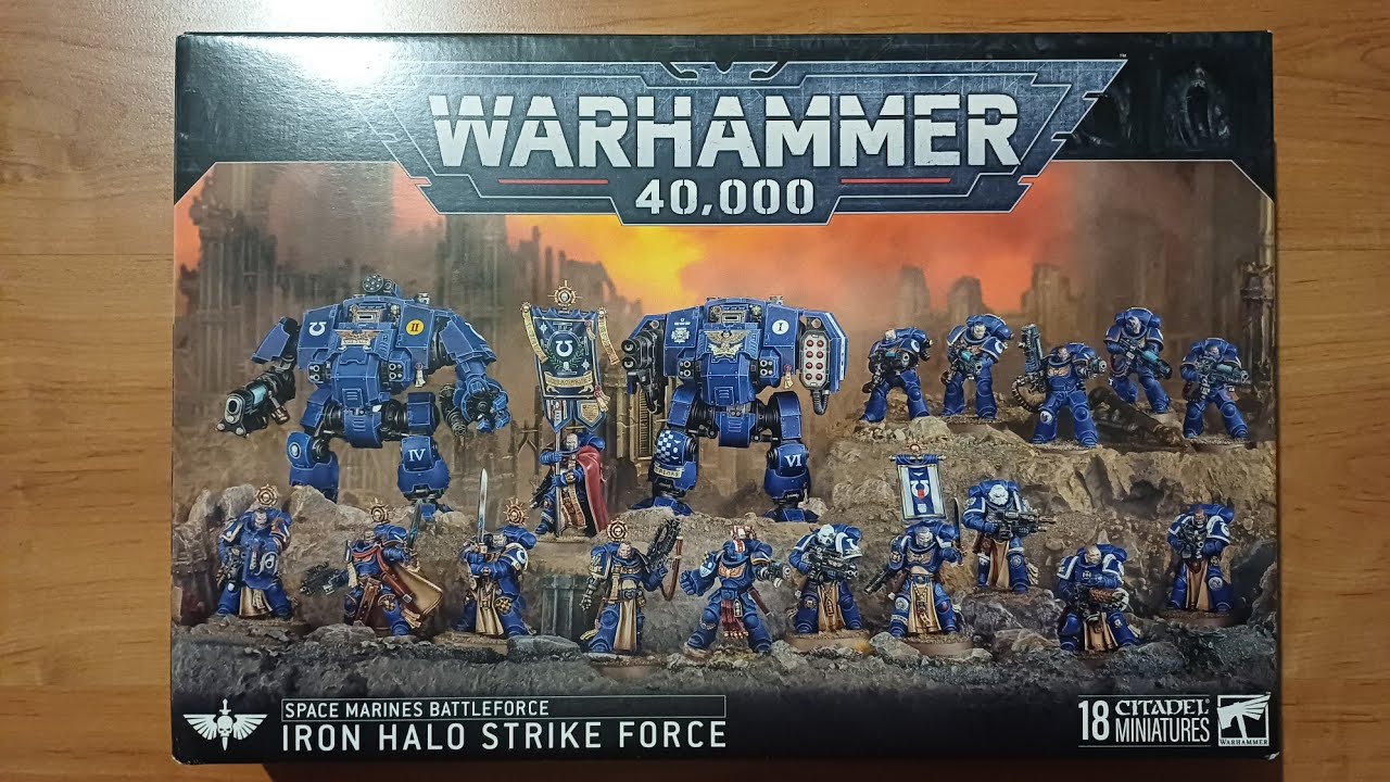 Warhammer 40k Iron Halo Strike Force unboxing deutsch
