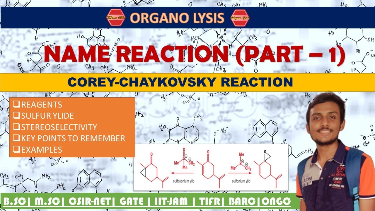 COREY-CHAYKOVSKY REACTION|CONCEPT| MECHANISM| STEREOSELECTIVITY| EXAMPLES| PREVIOUS YEAR QUESTION⚡⚡