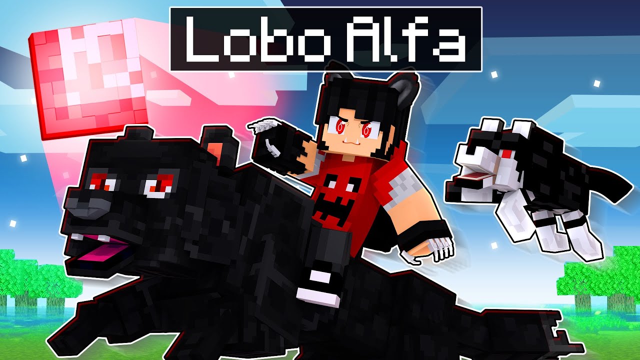 Salvando MEUS LOBOS como um ALFA no Minecraft