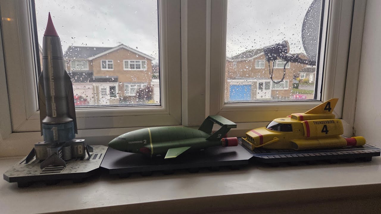 Thunderbird 1 Die-cast Model (Along with Thunderbirds 2 & 4)