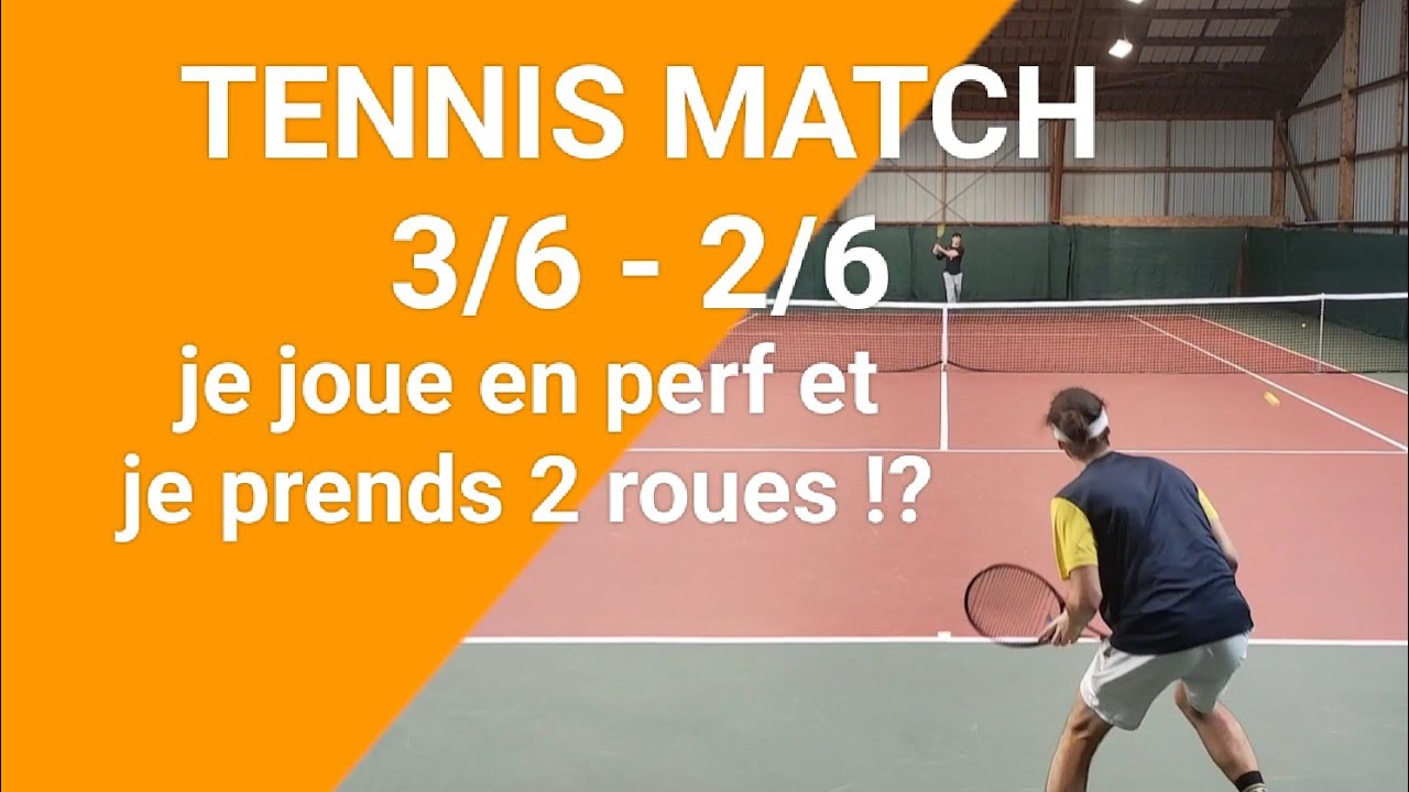 TENNIS MATCH 3/6 VS 2/6 ( j'ai pris une leçon de tennis 🎾😱)