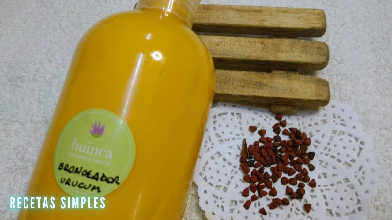 Bronceador de urucum o achiote // Recetas Simples //Cosmetica Natural