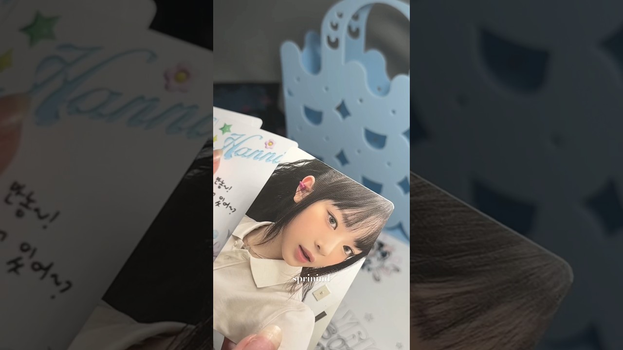 🎀 unboxing 🌷🍧 NewJeans 2nd EP &lsquo;Get Up&rsquo; Bunny Beach Bag ver. (Hanni) #newjeans #newjeanssupershy