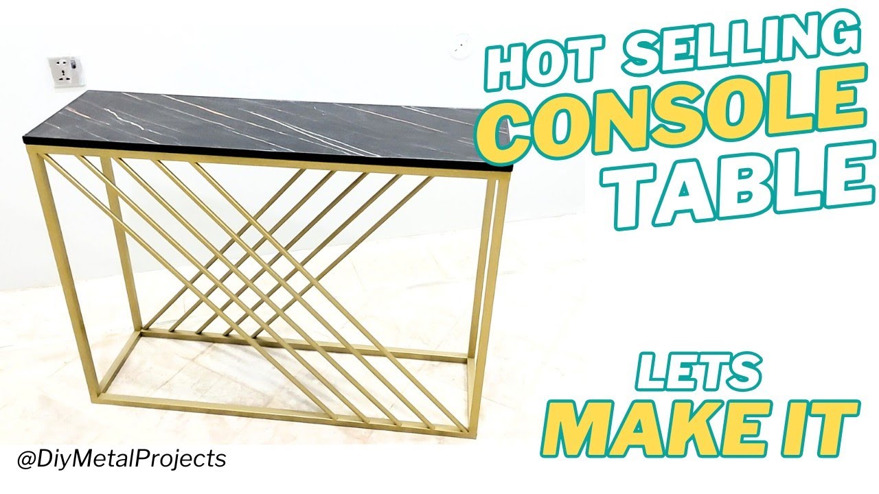 DIY Metal Console Table That Sells Fast! (Easy Build & Big Profit)