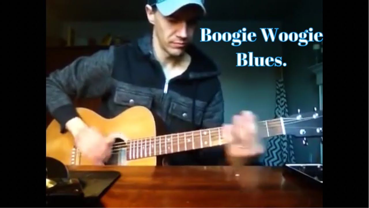 Boogie woogie blues guitar