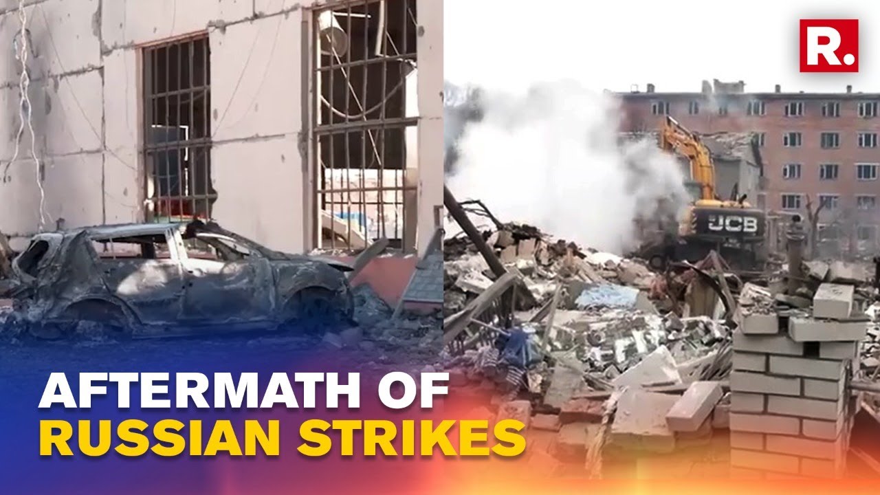 Ukraine Defence Ministry Shares Visuals Of Scale Of Damage In Sumy As Russian Bombardment Continues