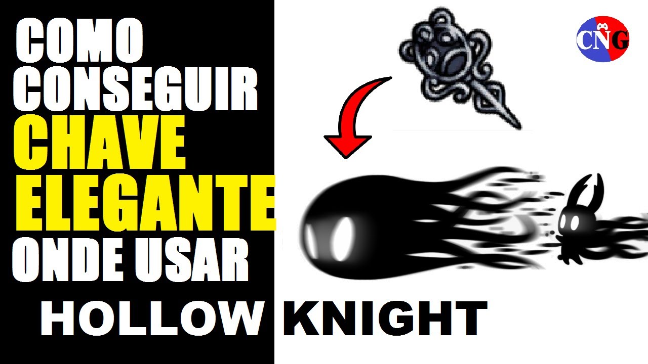 Chave Elegante Hollow Knight - Onde usar a CHAVE ELEGANTE