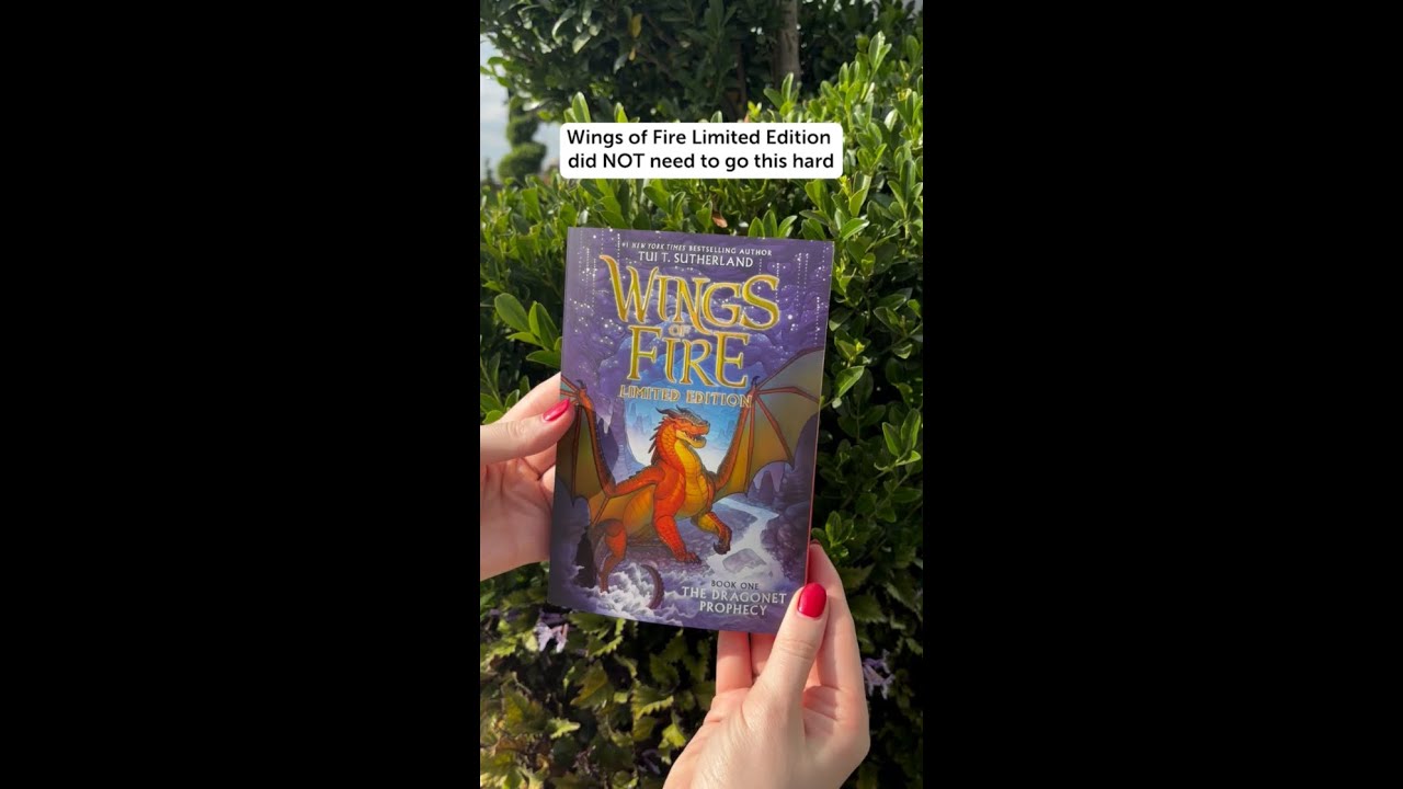 Wings of Fire Book One: The Dragonet Prophecy Limited Edition by Tui T. Sutherland!