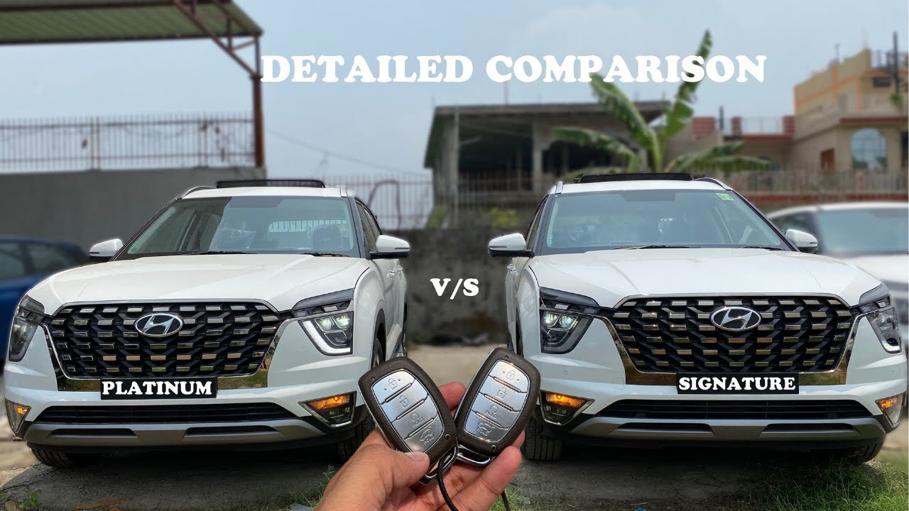 Hyundai Alcazar Signature Vs Platinum | Detailed Comparison | Optional Variant | Hyundai Alcazar