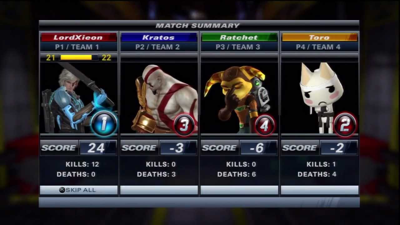 PlayStation All-Stars Battle Royale - Arcade Mode - Raiden Walkthrough