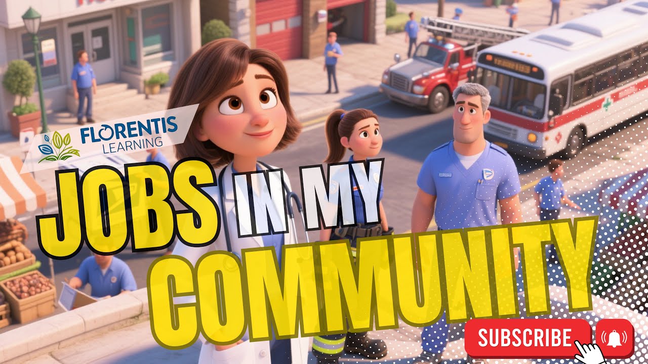 Jobs in My Community | ESL Song for Kids | Learn Jobs Vocabulary for English Learners