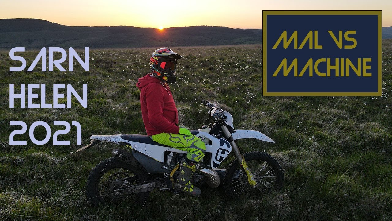 Sarn Helen Roman Road - green lane trail ride on the Husqvarna TE300i.