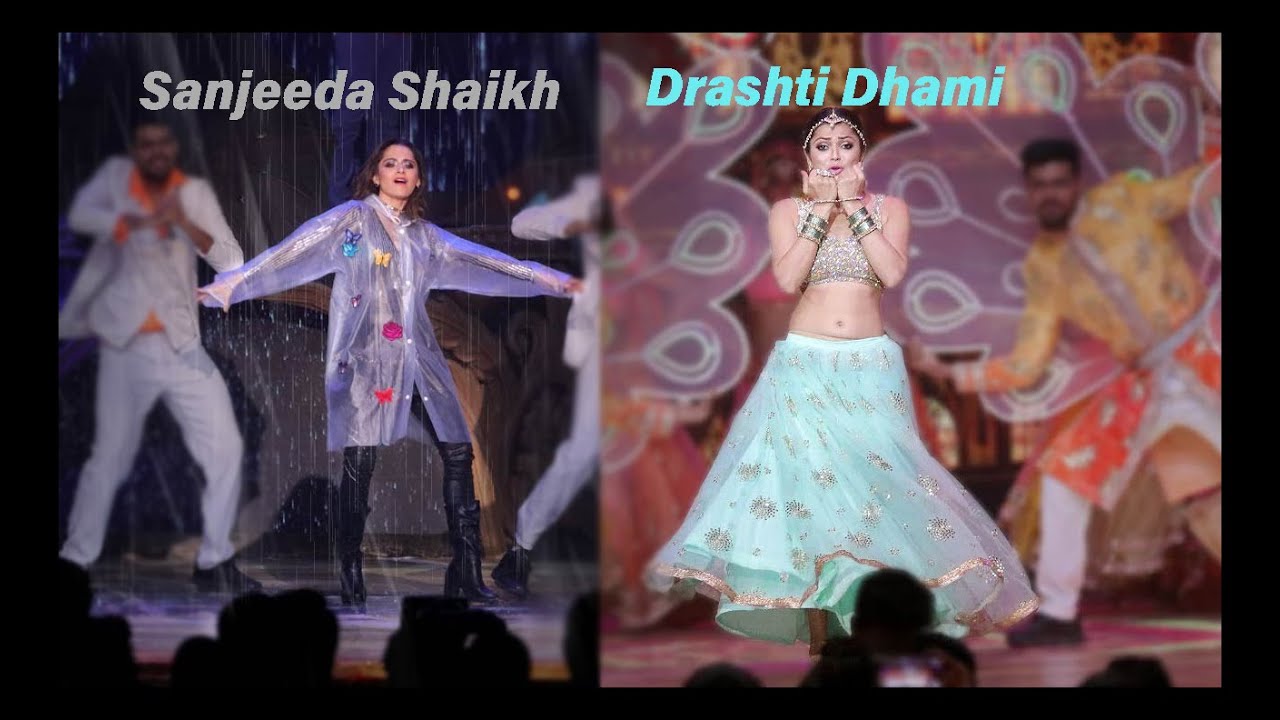 Drashti Dhami and Sanjeeda Shaikh dance performance