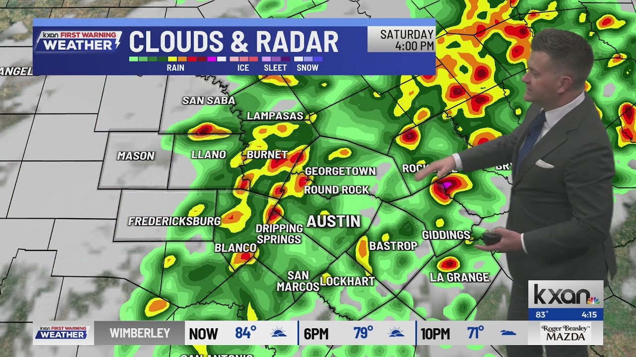 Increasingly wet and stormy Saturday, but Sunday sees less rain | KXAN Forecast (March 6)