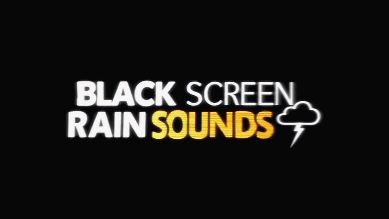 Rain and Thunder Restful Atmosphere | Black Screen Sleep Ambience for Relaxation & Emotional Peace
