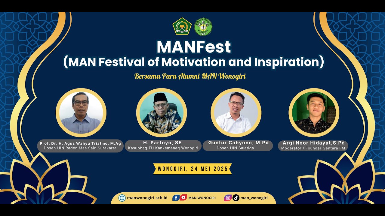 Live MANFest  ❃ MAN  WONOGIRI  ❃  24 Mei 2025
