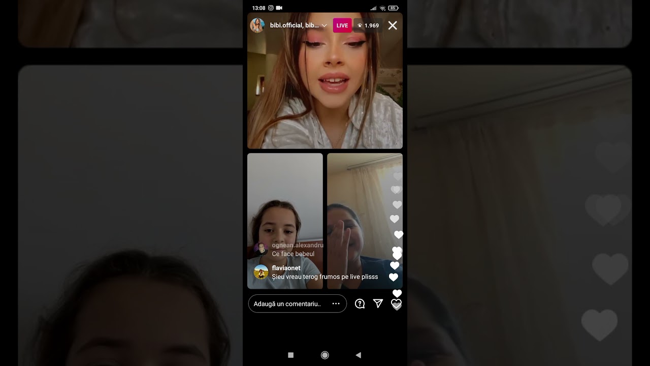 bibi live pe Instagram