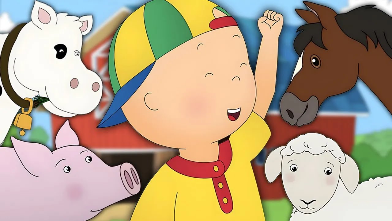 Tantos animais para ver na Quinta | As Novas Aventuras de Caillou - WildBrain