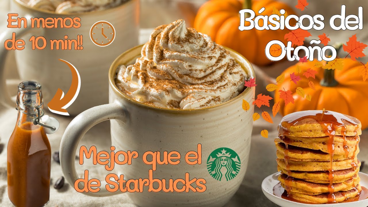 El viral sirope del otoño. Mejor que en Starbucks. Solo 10 minutos!! Con calabaza???