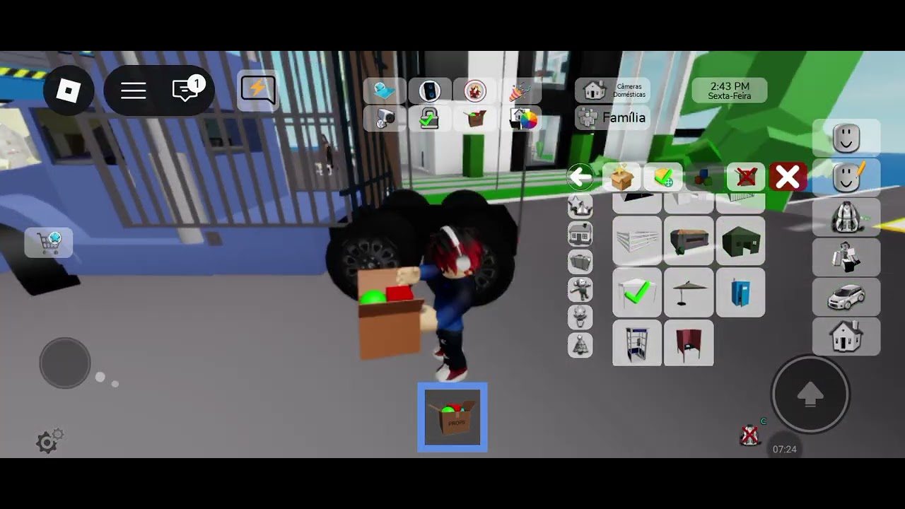 Jogando brookhaven com atualização nova assista agora!!!!