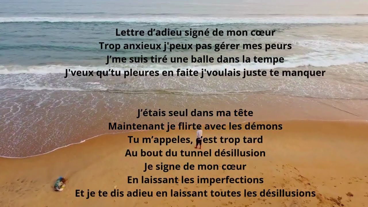 Lettre d&rsquo;adieu de ArzelProd