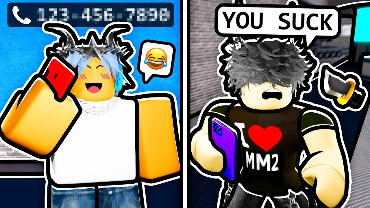 I Put My PHONE NUMBER In My NAME.. (Murder Mystery 2)