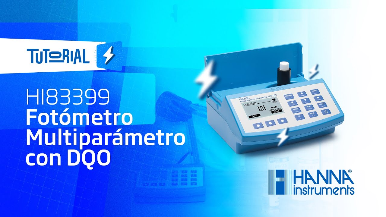 video tutorial HI83399 | Fotómetro Multiparámetro de Laboratorio