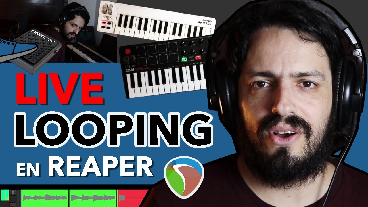 Cómo hacer LIVE LOOPING en REAPER con el Super8 Looper