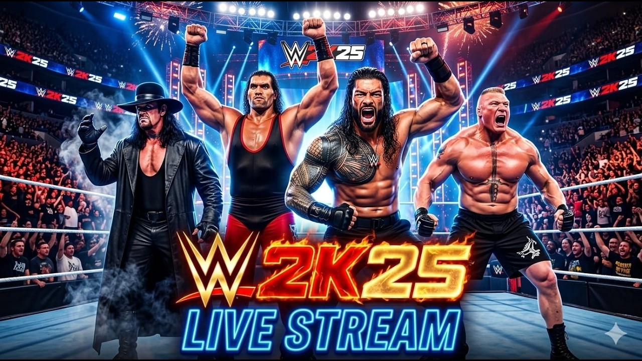 WWE live stream gameplay all superstar showdown #wwe #wrestling #wwe2k25  #shortlivestream