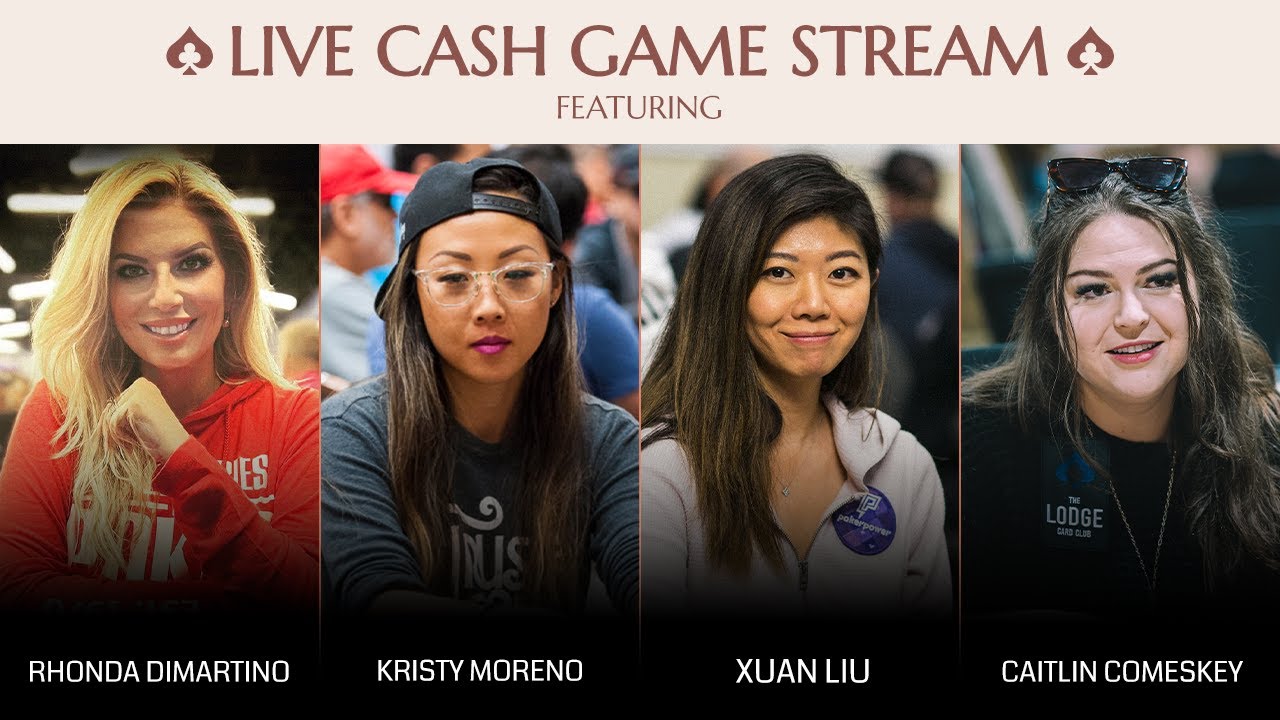 Xuan Liu & Kristy Moreno Play LIVE CASH With Caitlin Comeskey
