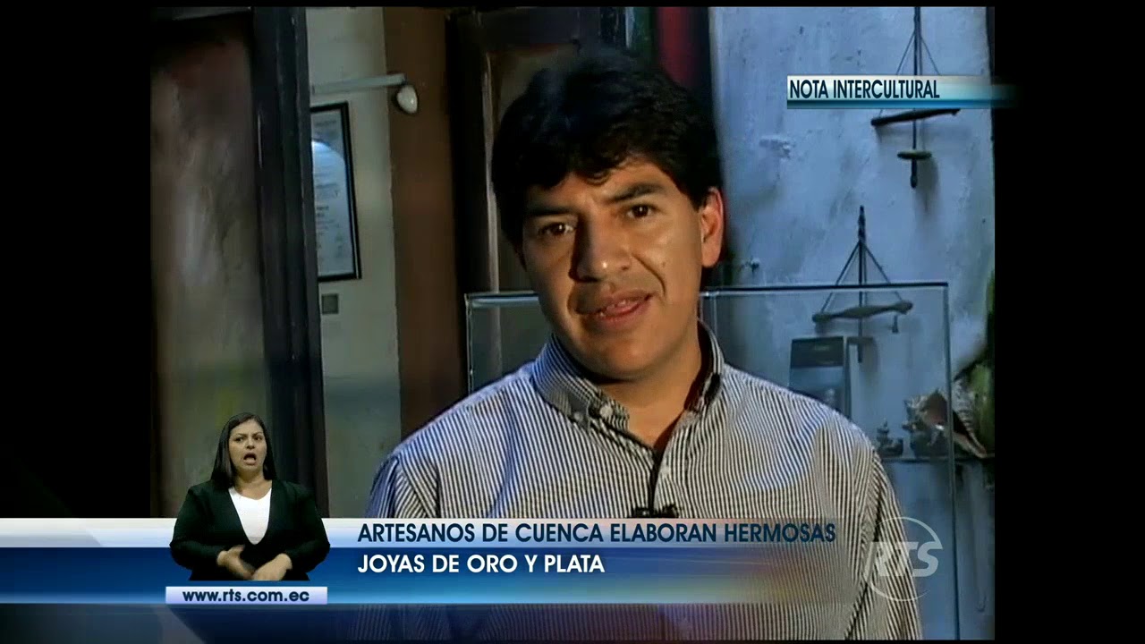 Artesanos de Cuenca elaboran joyas de oro y plata