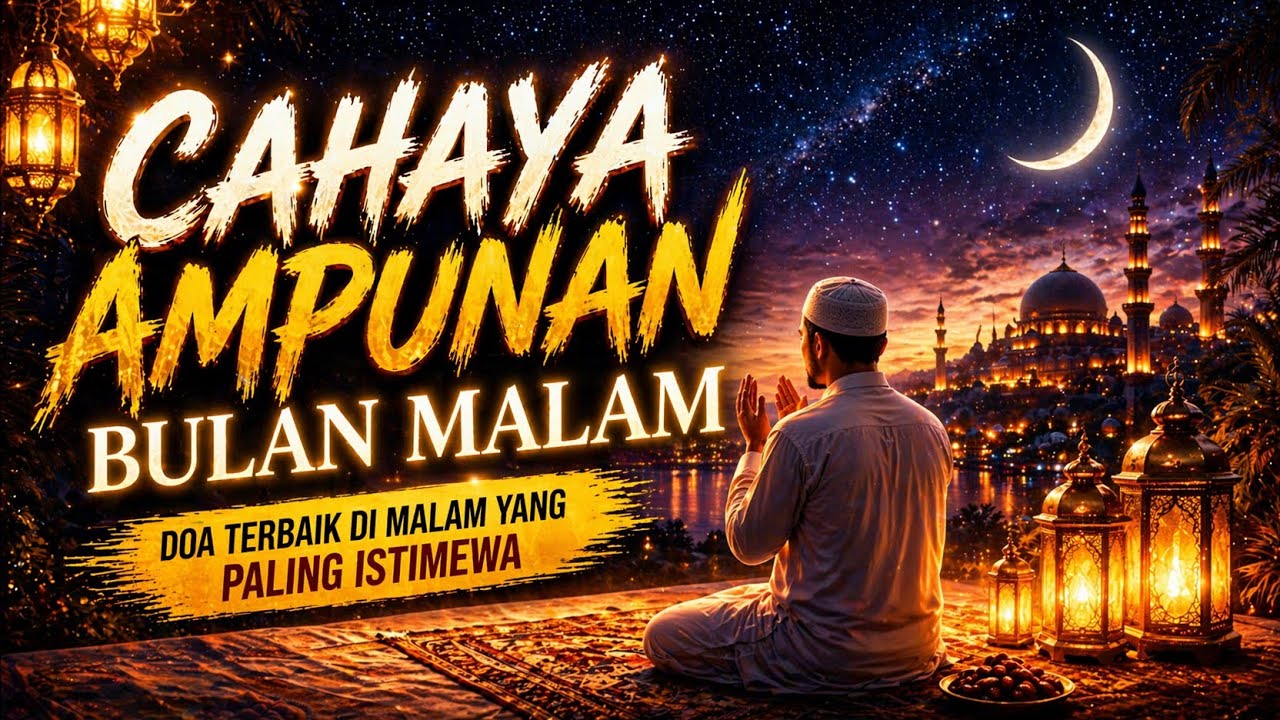 Cahaya Ampunan Bulan Malam – Doa dan Kedamaian Ramadan | NCH (Neon Chord Horizon)