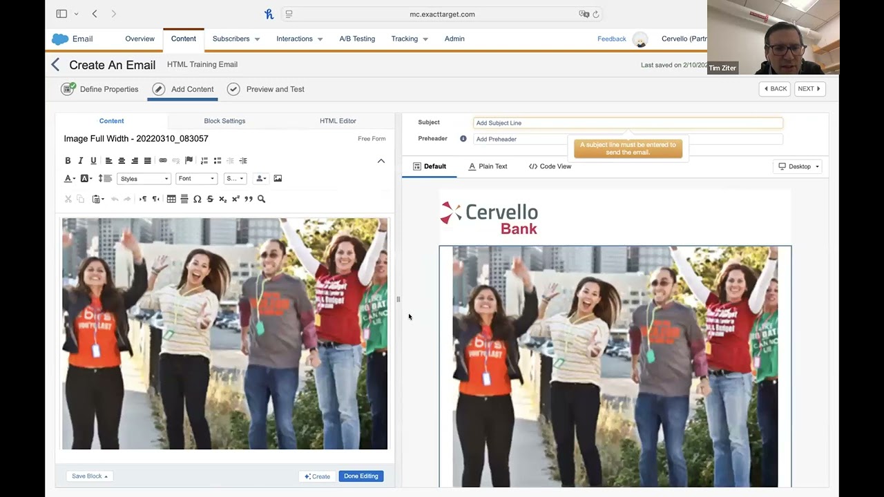 Marketing Cloud Training Program #4: Email HTML Basics in Marketing Cloud