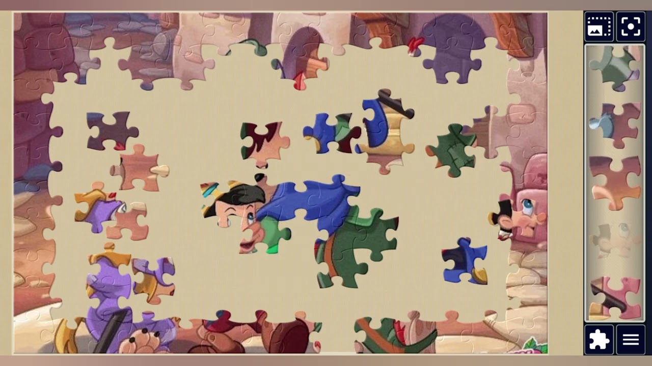 Pinocchio & the Fox Conspirators🦁🦊🤖🎩✨️🪄//jigsaw puzzles🧩//jigsaw puzzles journey🧩//puzzlesArt🧩🧩//